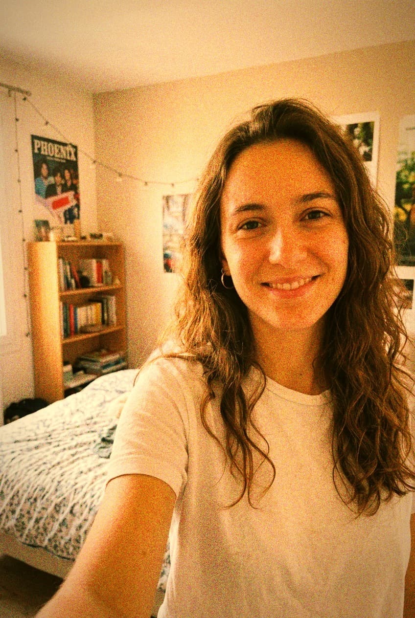 Même selfie en style Pellicule dorée